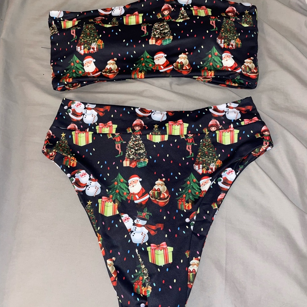 Christmas bathing suit